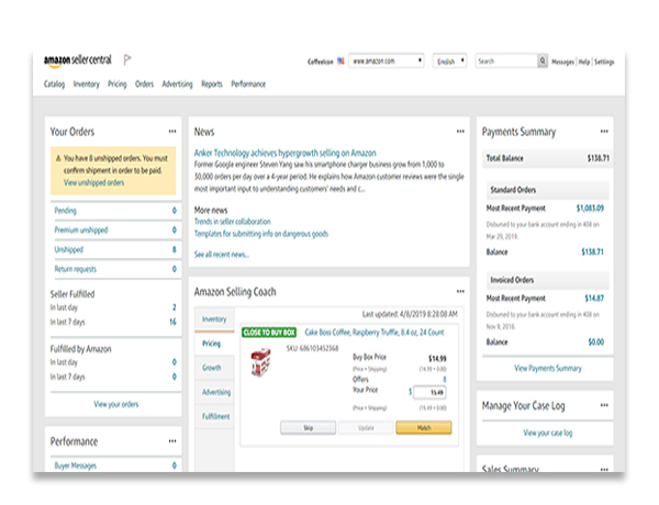 Amazon Store Setup illustration