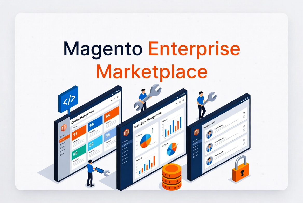 Magento Marketplace Management illustration